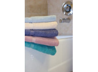 27" x 50" 13.55 lb. Oxford Imperiale Hotel Bath Towel, Dyed Colonial Blue