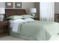 66" x 86" Martex Suites Staybright Diamond Quilted Coverlet, Twin Size, Desert Sage