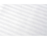 54" x 80" x 15" Magnificence™ T-310 White Tone on Tone Stripe Full XL Fitted Sheets