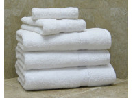 24" x 50" 10.50 lb. Whole Solutions White Bath Towels