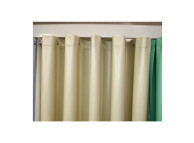 6' x 6' Forester 10 Gauge Vinyl Shower Curtain, White