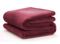 80" x 90" Full Size Vellux Blanket Cranberry