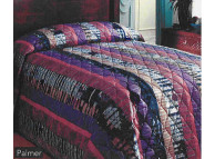 81" x 110" Martex Palmer Bedspread, Multicolor, Twin Size