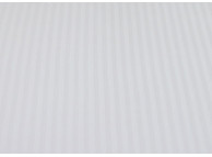 106" x 99" Riegel Duvet Cover, White Satin Stripe, King Size