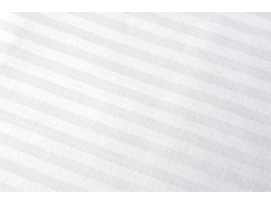 72x120" Magnificence™ T-310 White Tone on Tone Stripe Twin Flat Sheets