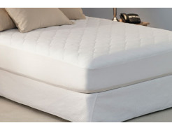 38" x 80" Restful Nights Platinum Mattress Pads with Fitted Skirt, 8.8 Oz., Twin Size