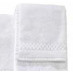13" x 13" 2.0 lb. Garnier-Thiebaut Mistral Hotel Wash Cloths, White