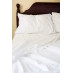 54" x 80" x 9" T-180 White Full XL Percale Fitted Sheets