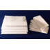 54" x 75" x 9" T-180 Bone Percale Full Fitted Sheets