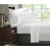 39" x 75" x 12" Ultra Touch Microfiber Twin Size White Fitted Sheets