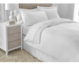 106"x96" Five Star Duvet Cover, King Size, Solid White
