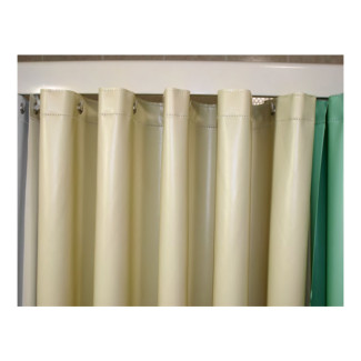 6' x 6' Forester 10 Gauge Vinyl Shower Curtain, White