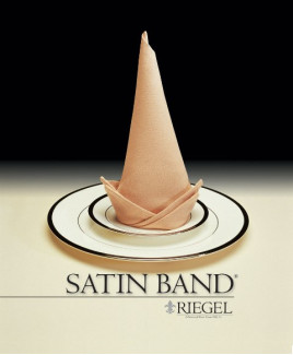 132" Round White Cottonblend Beauti-Damask® Satin Band 90" Center Panel Tablecloths