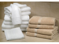13" x 13" Natural Linen 1.8 lb. Magnificence™ Hotel Wash Cloths