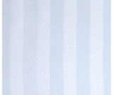 96" x 120" 1888 Mills Beyond Plus Collection Decorative Top Sheet, Wide Satin Stripe Pattern, Queen Size
