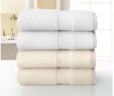 30" x 56" 18 lbs. Grand Patrician Suites Hotel Bath Towel, White