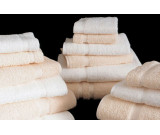 27" x 54" 17 lb. Ecru/Beige Martex Brentwood Hand Towels