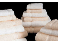 27" x 54" 17 lb. Ecru/Beige Martex Brentwood Bath Towels